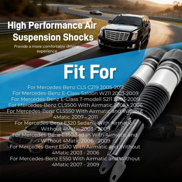 Airmatic Shock for Benz S- Class W211 & Cls-Class W219  Front - Durable & Efficient  Air Shock Absorber 2113209313 2113205413 ﻿