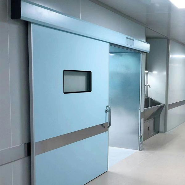 Electric Side Sliding Door Stainless Steel Honeycomb Medical Clean Door