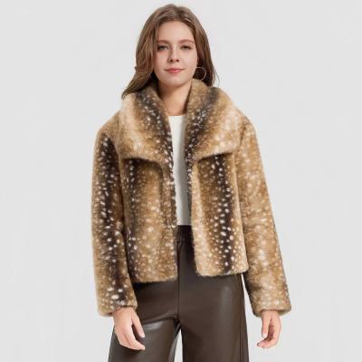 Bamini Faux Fur Cropped Jacket