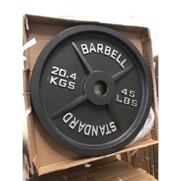 Home Gym Cast Iron Barbell Professional Weight Plates Set Strength Training Fitness Equipment Adjustable Wholesale Professional Cast Iron Barbell Home Gym Equipment Cast Iron Weight Plates