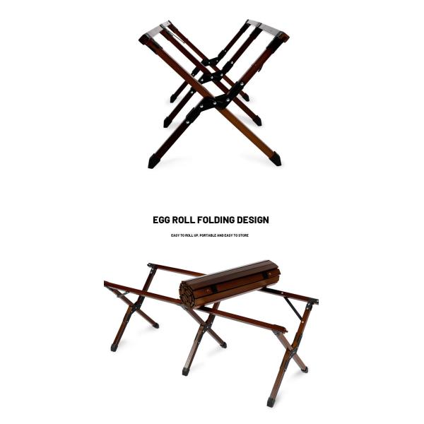 Располагаться лагерем деревянной таблицы стола для пикника на открытом воздухе деревянной на открытом воздухе свертывает вверх по таблице