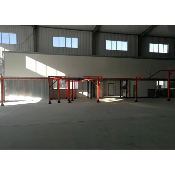 CE Aluminium Powder Coating Plant / Automatic Powder Coating System Gas LPG Oil Heating