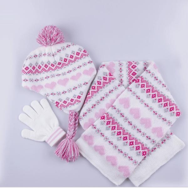 Fox Fur Winter Knit Wool Winter Hat Ear Flaps Strings Buckle Closure Blank Logo