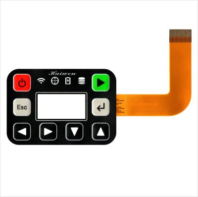 Le contact à membrane recouvert graphique du contrôle LED a adapté FPC aux besoins du client flexible
