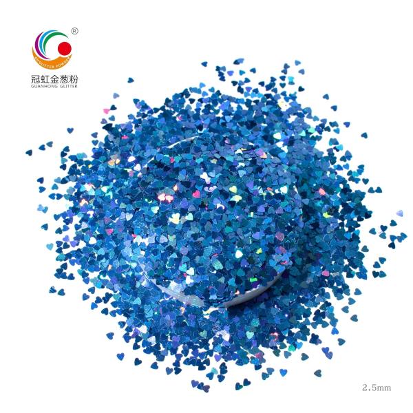Crafts Chunky Bulk Holographic Glitter Powder Star Shaped Black Laser