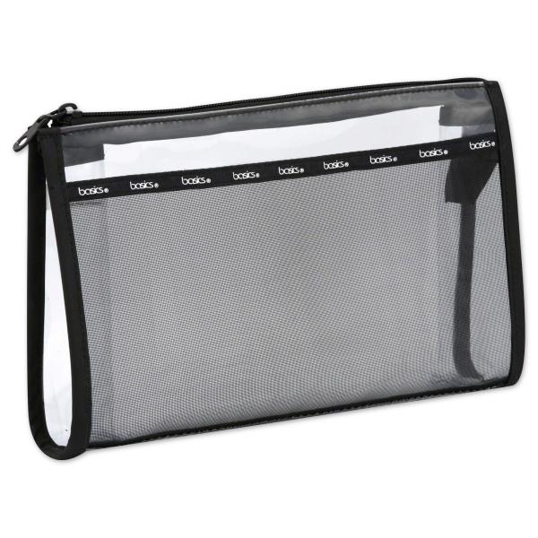Cosmetic Makeup Toiletry Clear PVC Travel Bath Wash Bag Holder Pouch Kit black
