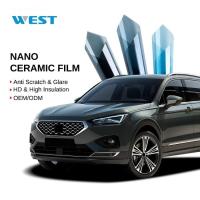 Rainproof Removable Automotive Window Tint Nano Ceramic Tint Film Long Lasting