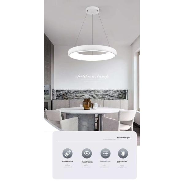 Iluminación LED moderna redonda acrílica blanca negra para ingeniería hotelera luces de techo colgantes brillantes