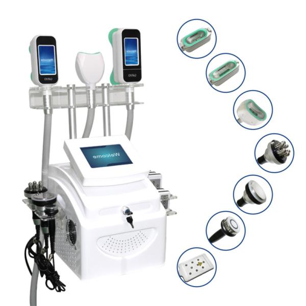 7 Handles 40khz Cavitation Multipolar Rf Ultrasonic Body Slimming Machine