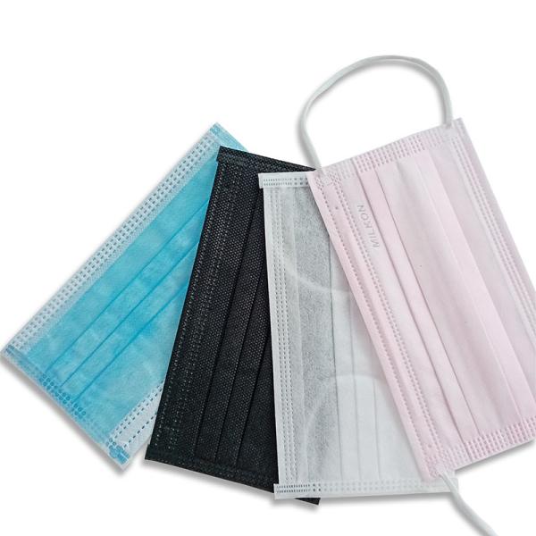 Hospital Disposable Medical Mask 3 Ply 4 Ply Non Woven With Elastic Ear Loop