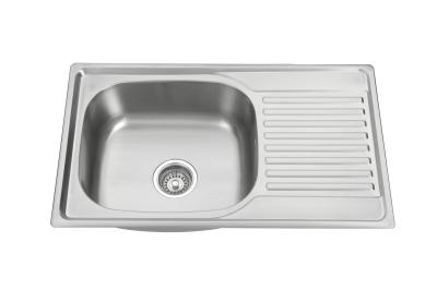 Bangladesh One Piece Top Mount Sink With Drainboard 30x20''