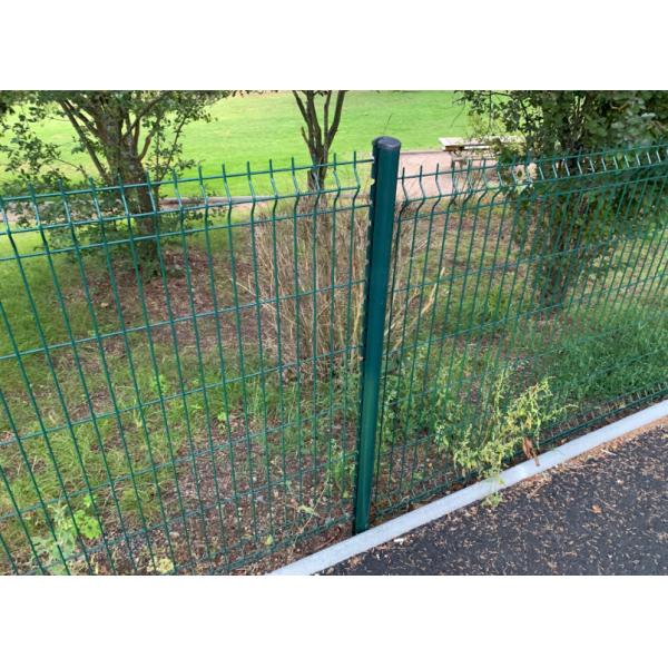 3.0 мм Кривой проволочный забор оцинкованная сварная сталь железо 3d