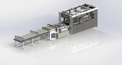 Automatic bath tissue paper roll bundle packing machine