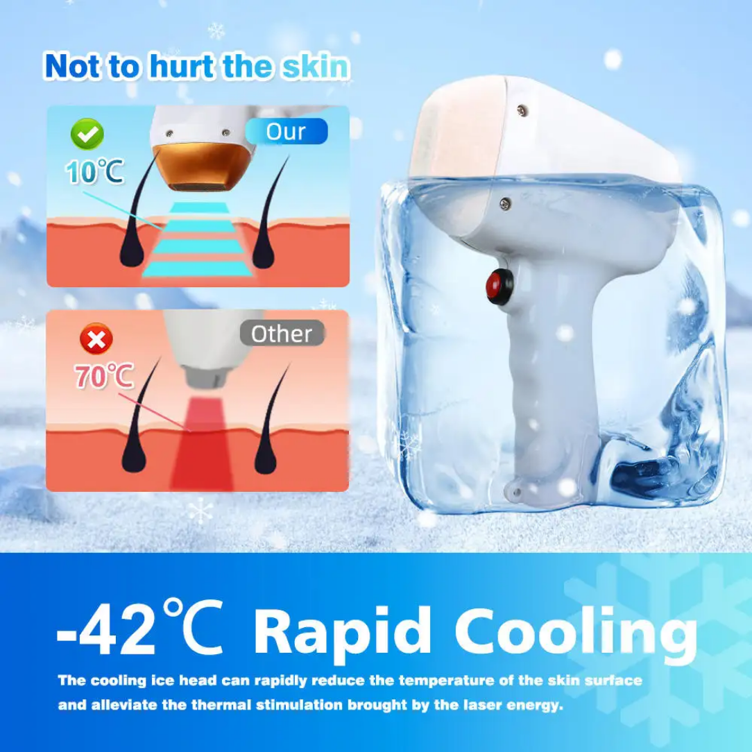 Full Body Hair Removal Machine 4000W Standing Diode Hair Removal Laser System