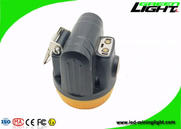 Light Weight 1.1W 143lum Cordless LED Helmet Light 3.8AH With USB Charger