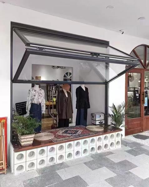 High Quality Sound Proof Aluminium Windows Bifold Glass Window Screens Bifold Aluminium Doors and windows