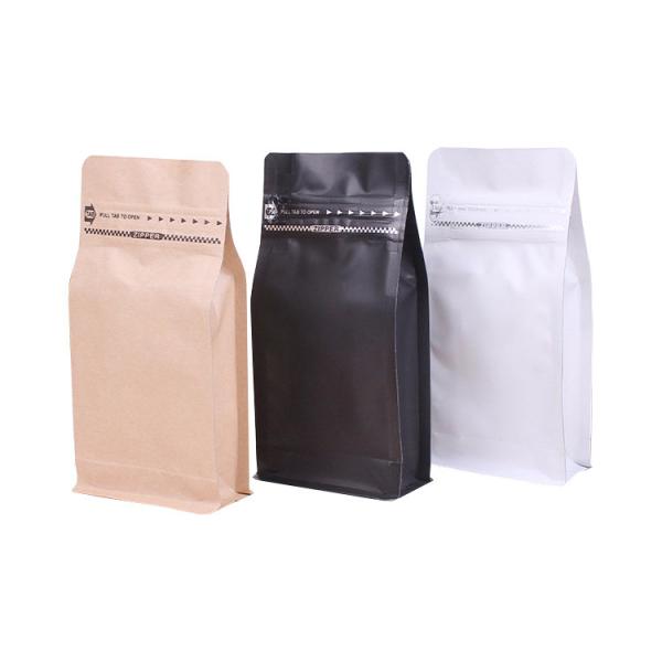 Custom Printing 500g Moisture Proof Square Bottom Coffee Pouches with  Zipper for Coffee Bean Ground Coffee Packaging