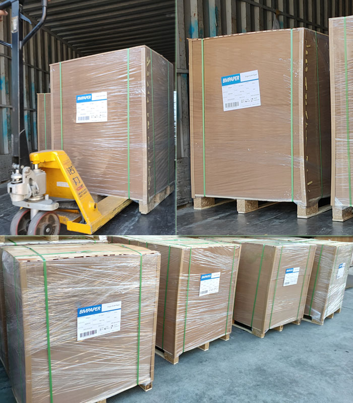 Paperboard Брауна Krafted крен Paperboard 350g Брауна Krafted для фильма создания программы-оболочки еды подгонянного прокатанного