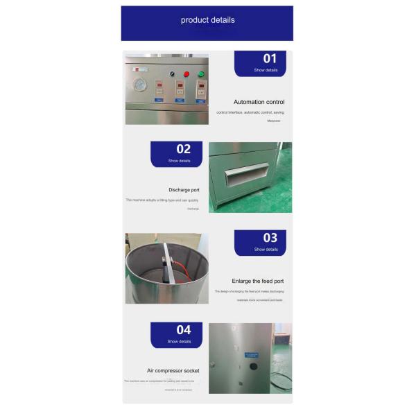 Fully Automatic Garlic Peeler Output 30-300KG/h Air Compress Suitable for Food Processing