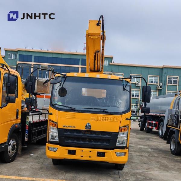 Howo 4x2 Mounted High Altitude Operation Truck Bucket Truck Aerial Working Platform Truck For Street Light Maintenance