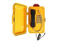 Teléfono de emergencia industrial resistente a la intemperie, Caja de llamadas de emergencia IP66-IP67 con luz