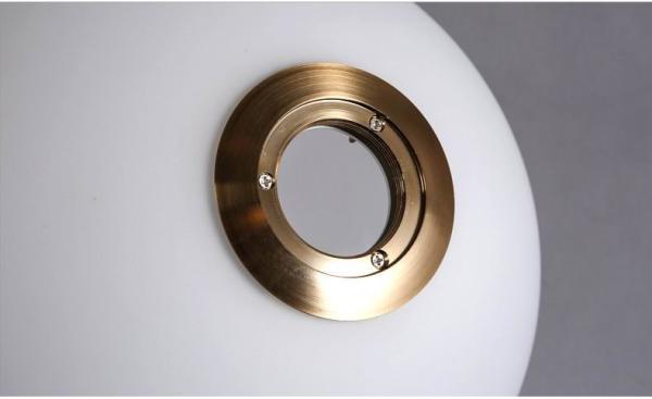 Modern minimalist floor lamp living room bedroom bedside vertical lamp milk white glass ball floor lamp modern vertical