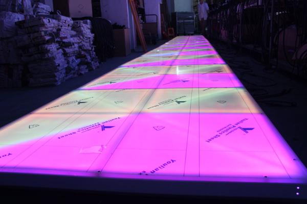 Pixel 64 200w 1m * 1m Led Party Dance Floor RGB 3 In 1 Bearing Pressure 750KG