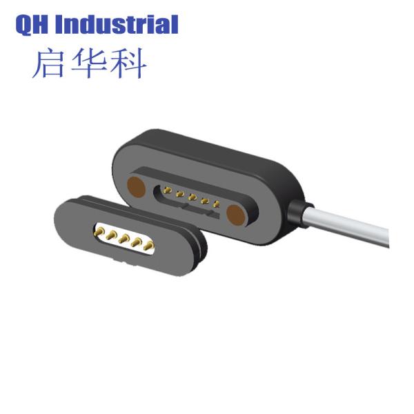 5Pin Argentina Keyboard Connector Magnetic Dc Power Charger Connector Magnetic Pogo Pin Usb Connector