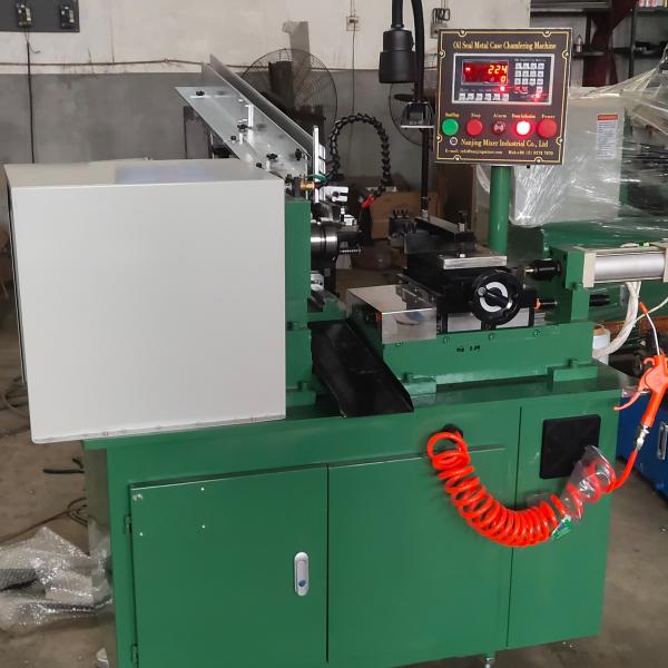 Automatic Oil Seal Iron Case End Cutting and Beveling Angle Machine for Perfect