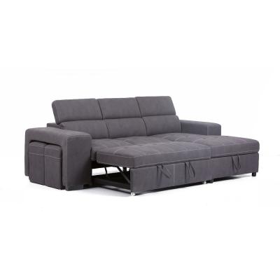 Durable Antiwear Comfortable Couch Bed , Breathable Sleeper Sofa With Storage