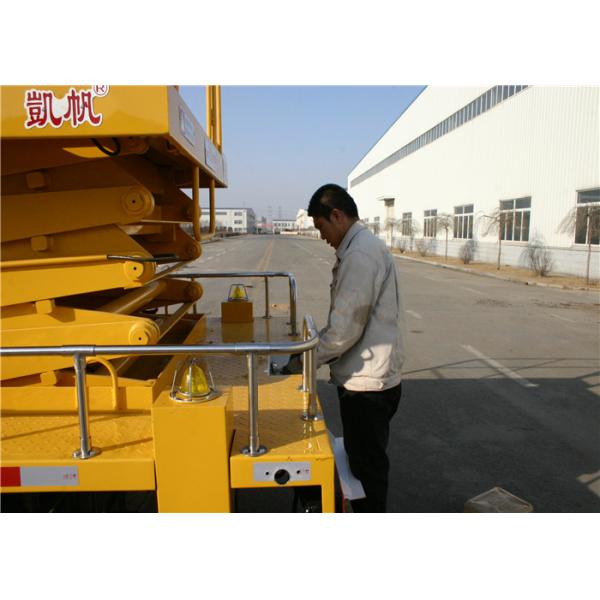 Equipo de dos personas del chasis de ISUZU camión de plataforma de trabajo aéreo de 22 metros