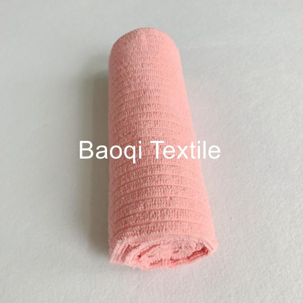 Pink solid single stripe dish rags microfiber tea towels wipes, micro dish cloths  kitchen cleaning rags size 30*30cm