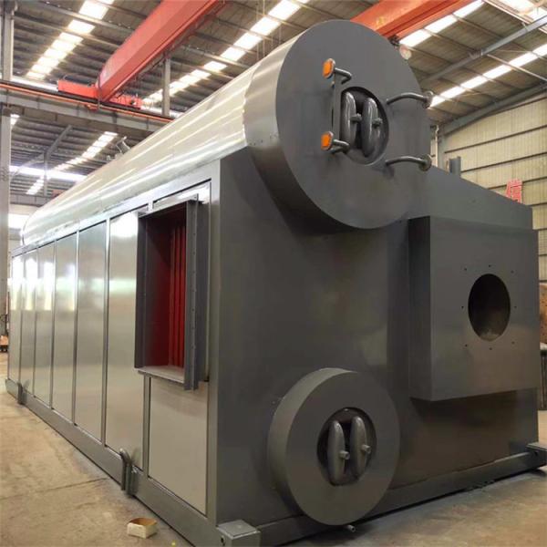 SZS Double Drums Horizontal Waste Oil Natural Gas Fired Steam Boiler for paper plant
