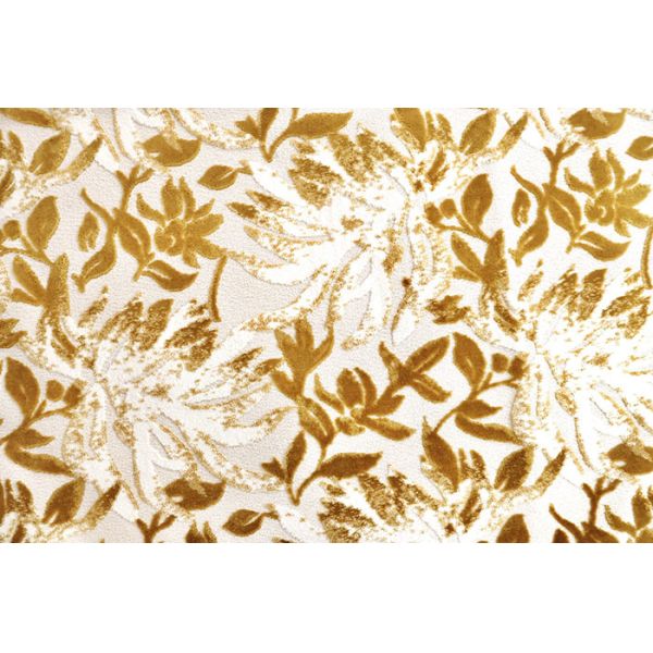 550gsm Liquid Gold Floral Jacquard Velvet - Home Textile Grade