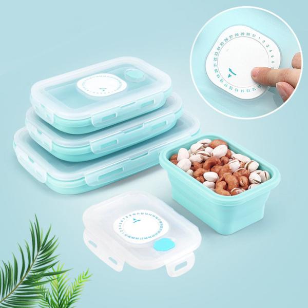 Silicone Food Storage Container 350 550 850 1200ML