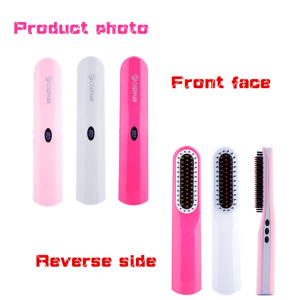 Wireless Charging Mini Home Hair Straightener , Usb Hair Straightener