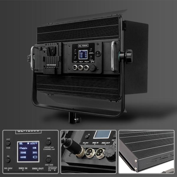 Студия СИД Dimmable 14 влияний освещает режим CCT, света фотографии батареи DMX использующие энергию
