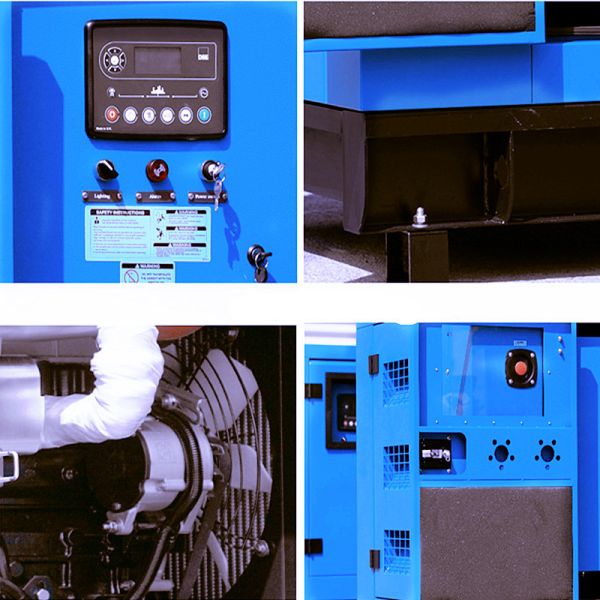 Solar Diesel Hybrid Power Generator Set 50Hz Frequency Environmentally Friendly Solar Panel Diesel Generator