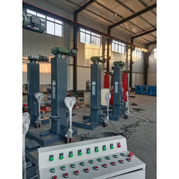 AA4C 60T 7.5T/column x 8 columns bus &truck lift heavy duty vehicle lift combined parking lift Mechanical(Screw-up)