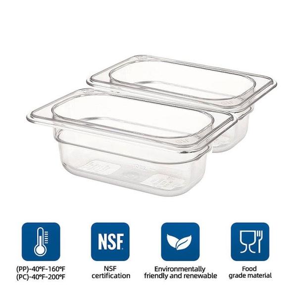 Commercial Catering Equipment Gn Food Pan Restaurant Supplies Chafing Dish Pc Gastronorm Pan Plastic Gn Pan