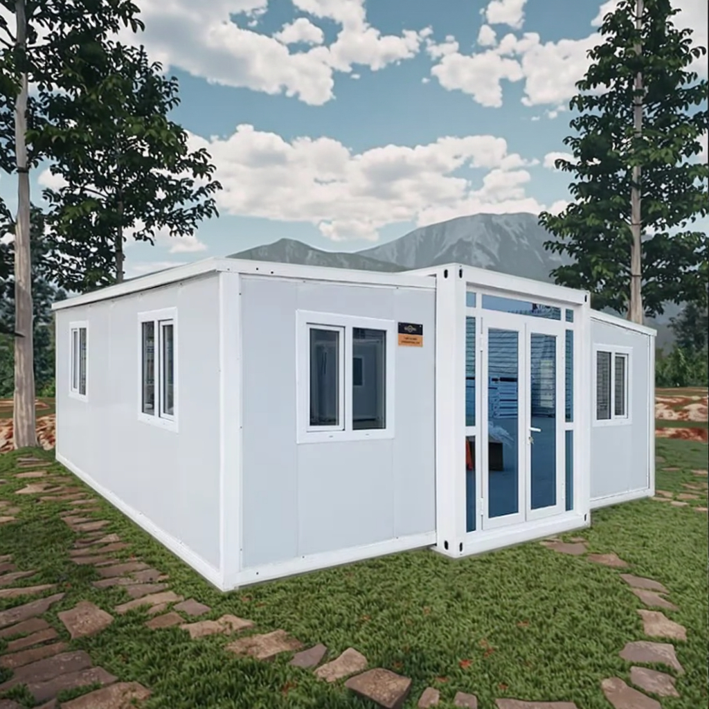 Detachable 20ft Shipping Container Flat Pack Folding Container for Outdoor Warehouse Shop & Toilet UseModular Tiny House