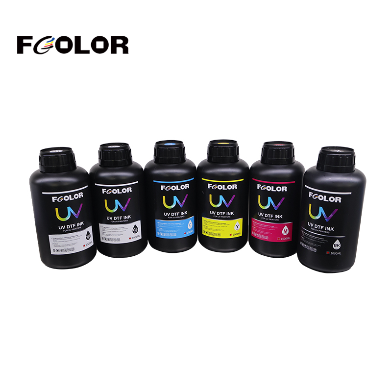 FCOLOR 500ML Uv Led for Uv Ink UV Inks Soft epson I3200 Inks for I3200U1 XP600  and Flatbed Printer