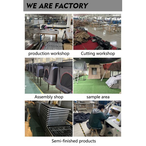 Factory Latest Roof Tent Outdoor Camping Carrying Solar Aluminum Shell Triangle Fully Automatic Roof Tent