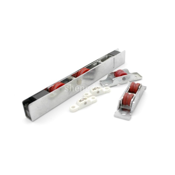 14mm and 16mm UPVC Windows Sliding Door Roller Single Sash U Flat Groove Nylon Wheels