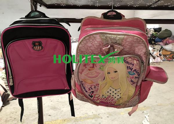 Clean Used School Bags Mixed Size Second Hand Backpacks For Female / Male