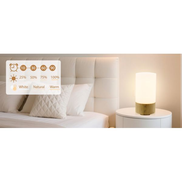 Cylindrical 10000 Lux Therapy Light 2700K - 6000K Light For Mood