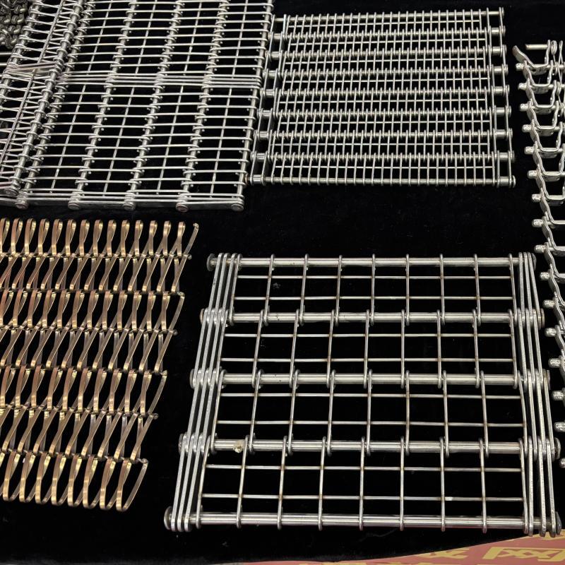 Inconel 625 Nickel Alloy Eye Link Wire Mesh Conveyor Belt 980°C for Meat Processing Heavy Duty Custom