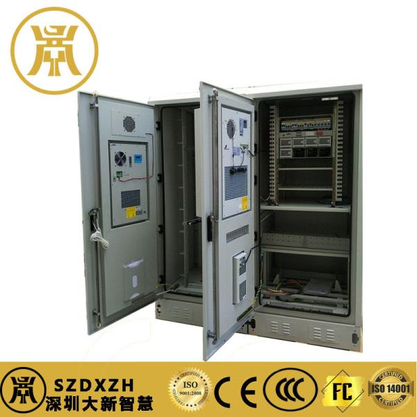 IP55 Impermeável Cabine de energia exterior de duas baías Cabine elétrica de metal com distribuição de energia