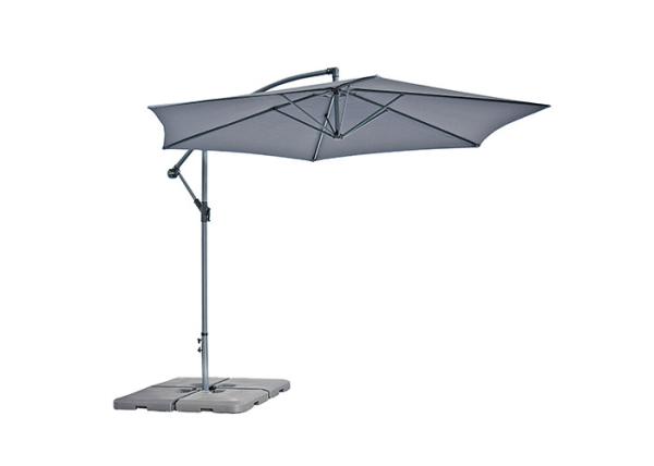 Outdoor Waterproof Hanging Banana Parasol , Large Cantilever Patio Umbrellas