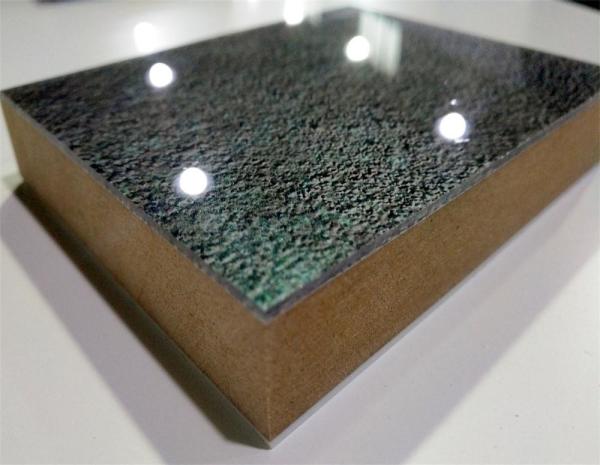 2019 Newly 6mm Cement Color Acrylic Board For Shutters ,Doors ,TV Cabinet